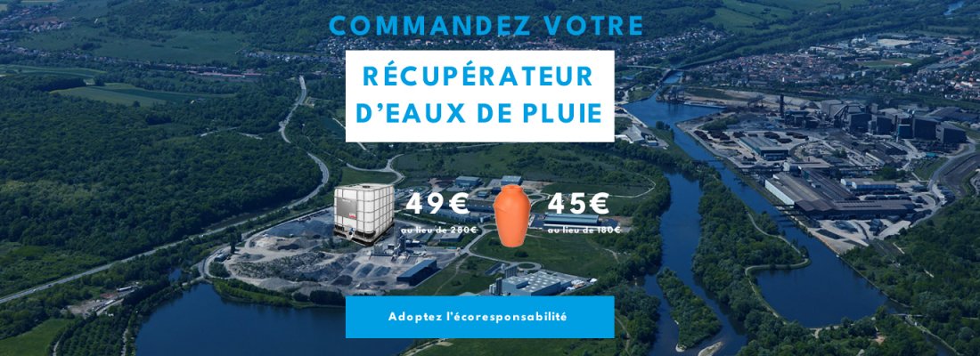 Commandez votre récupérateur d'eau de pluie !